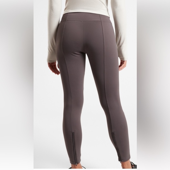 Athleta Headlands Hybrid Tight Pant in Shale (grey) size 4. Nice shape - Picture 2 of 16